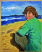 "Beach"Acrylics on canvas30" x 24" x 1.5"(SOLD)